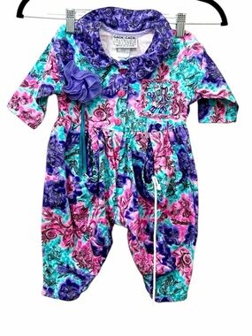 Vintage Cach Cach Jumpsuits & Rompers 100%Cotton. Made in USA